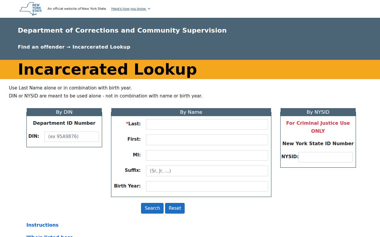 DOCCS state custody lookup after a Richmond County arrest