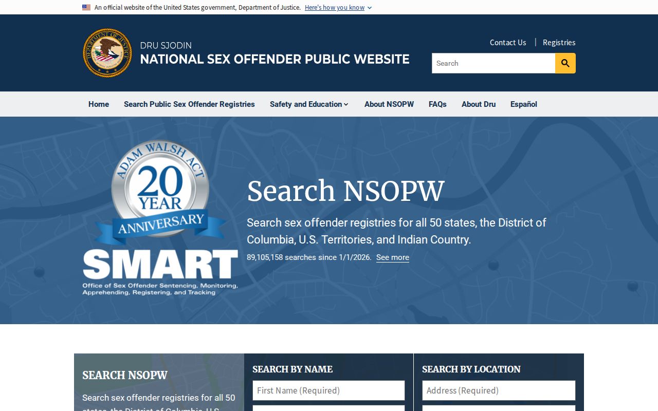 Richmond County sex offender lookup through the national registry